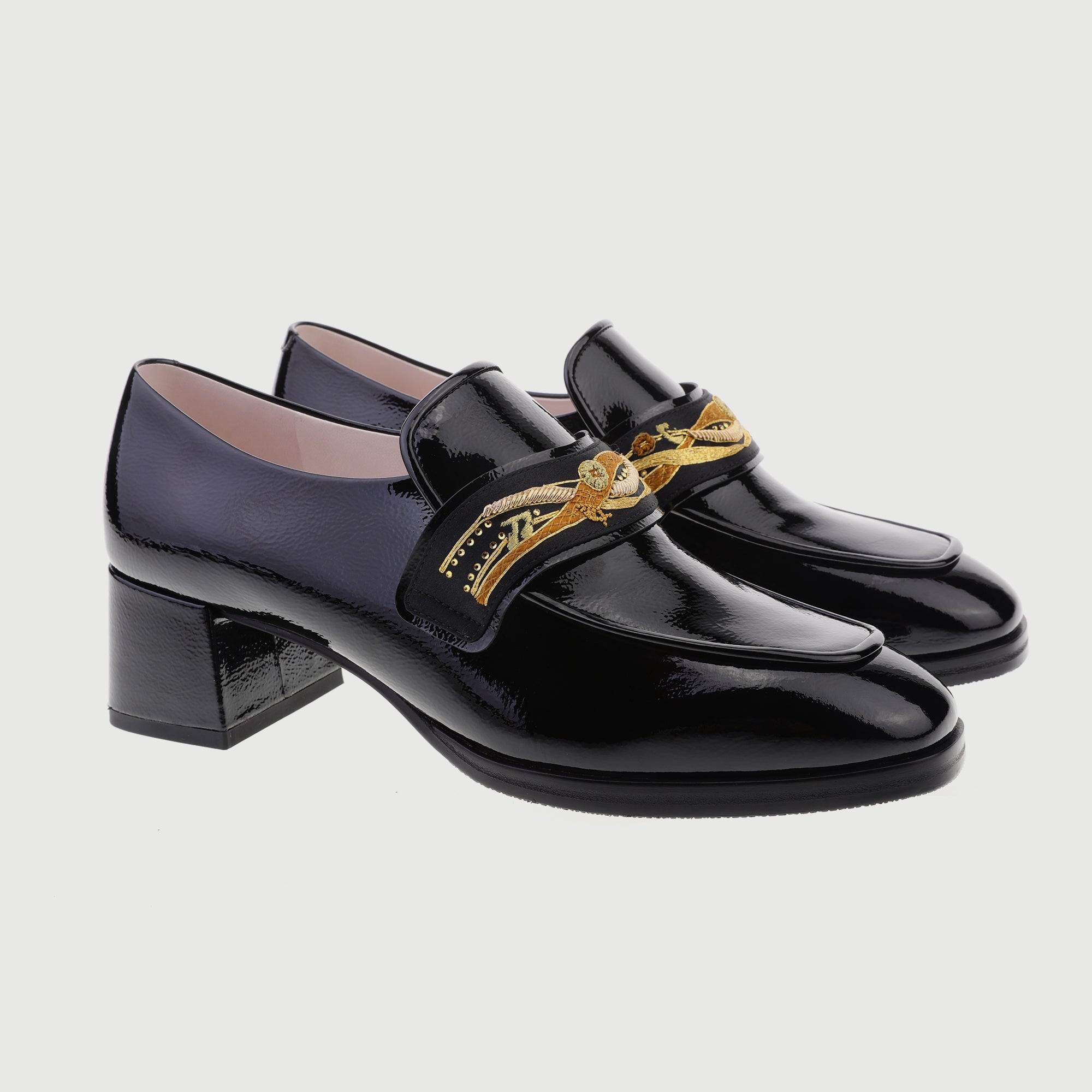 Embroidered Business Loafer