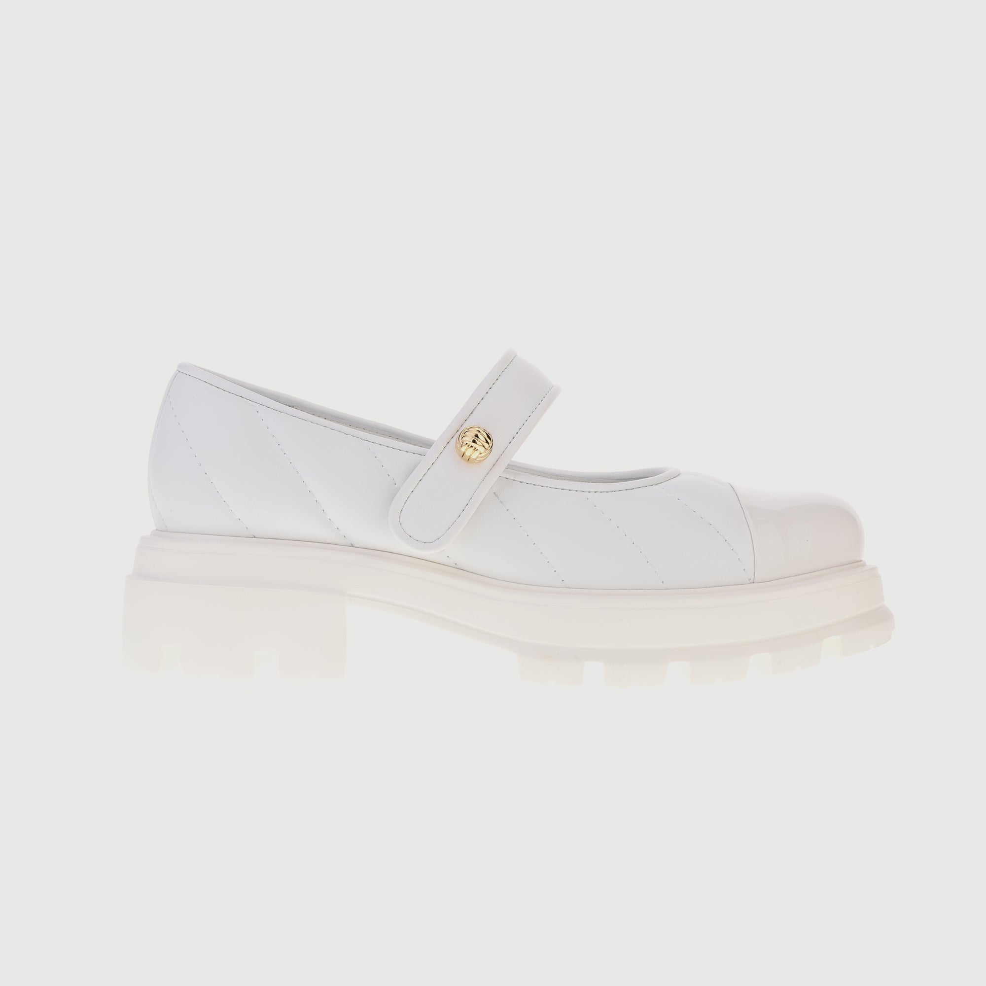 All-White Soft Mary Jane