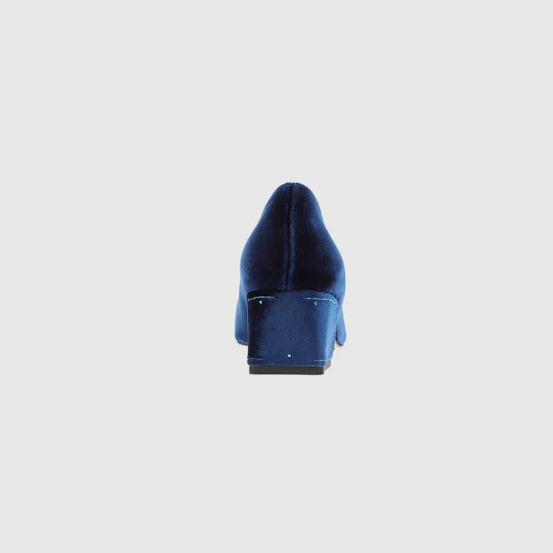 Embroidered Velvet Pumps