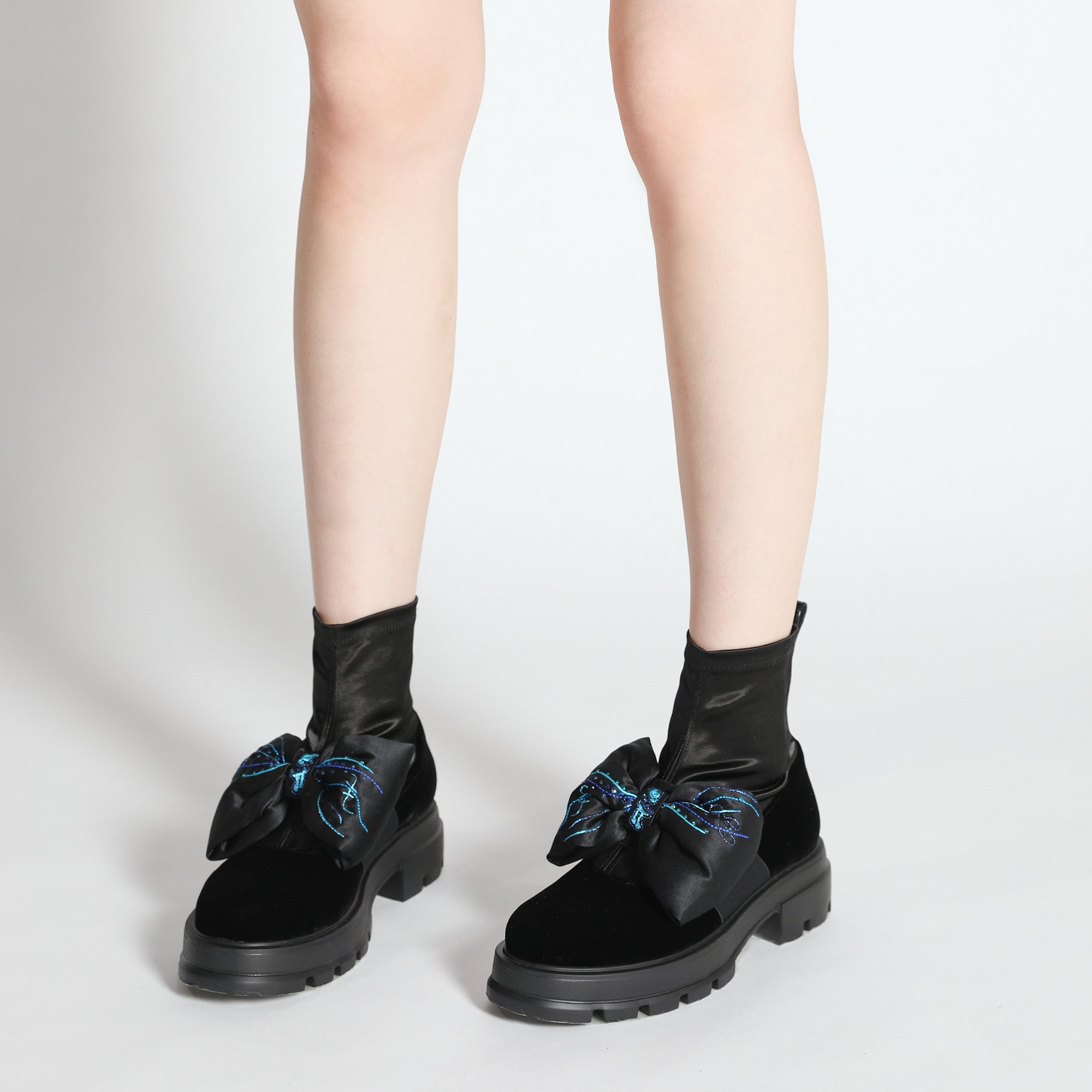 Bubble Bow Boots